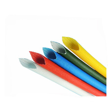 1.5kv High Temperature Colored Silicone Coated Braided Fiberglass Tube